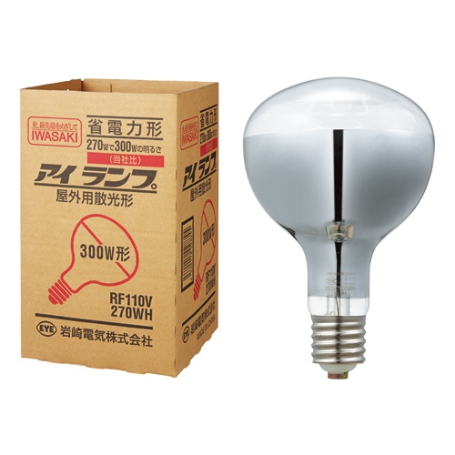 岩崎電気　屋外投光用アイランプ　散光形　３００Ｗ形　Ｅ３９口金　ＲＦ１１０Ｖ２７０ＷＨ　１個1