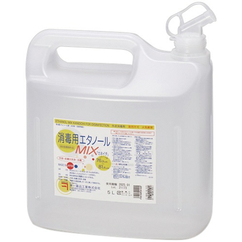 兼一薬品工業　消毒用エタノールＭＩＸ　カネイチ　５Ｌ　１個1