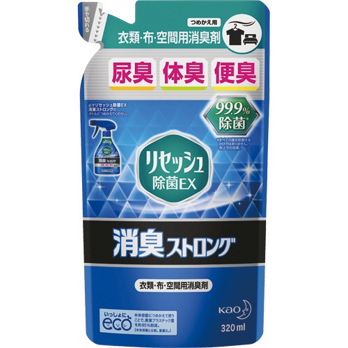 花王　リセッシュ　除菌ＥＸ　消臭ストロング　つめかえ用　３２０ｍＬ　１パック1
