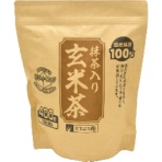 ますぶち園　オキロン　三角ティーバッグ　抹茶入玄米茶　４ｇ