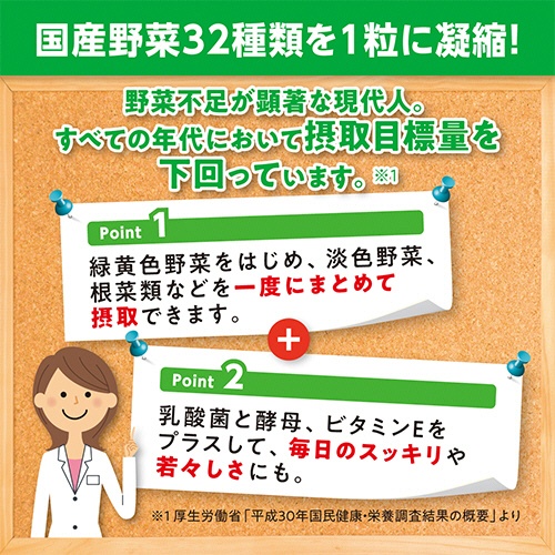 ＤＨＣ　国産パーフェクト野菜プレミアム　６０日分　１個（２４０粒）6