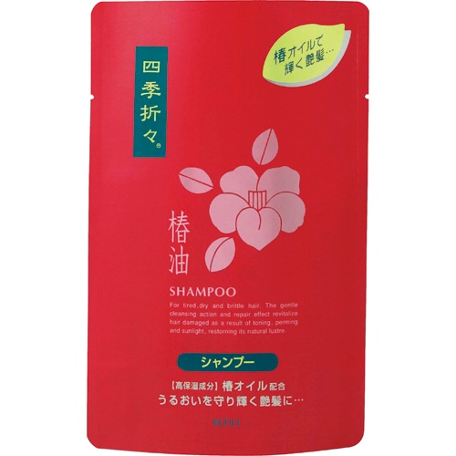 熊野油脂　四季折々　椿油シャンプー　詰替　４５０ｍｌ　１パック1