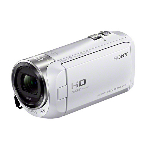 【クリックでお店のこの商品のページへ】ソニー デジタルHDビデオカメラレコーダー Handycam 251万画素 ホワイト HDR-CX470/W 1台 HDR-CX470/W