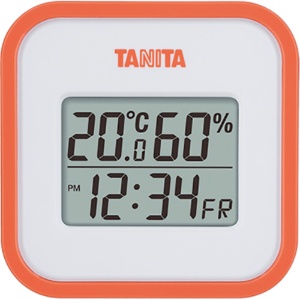 タニタ　デジタル温湿度計　オレンジ　ＴＴ－５５８ＯＲ　１個1
