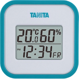 タニタ　デジタル温湿度計　ブルー　ＴＴ－５５８ＢＬ　１個