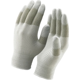 ショーワグローブ　簡易包装制電ライントップ手袋　Ｍ　グレー　Ａ０１６１－Ｍ１０Ｐ　１パック（１０双）
