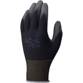 ショーワグローブ　Ｂ０５００　パームフィット手袋　Ｌ　ブラック　Ｂ０５００－ＬＢ　１双