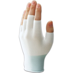 ショーワグローブ　Ｂ０９５０　指切りインナー手袋　フリー　ホワイト　Ｂ０９５０－Ｆ　１パック（２０枚）