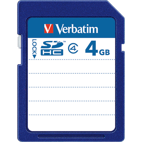 たのめーる】バーベイタム SDHCカード 4GB Class4 SDHC4GYVB1 1