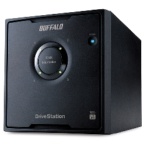 バッファロー　ドライブステーション　ＲＡＩＤ５対応　外付けＨＤＤ　ＵＳＢ３.０用　４ドライブ　４ＴＢ　ＨＤ－ＱＬ４ＴＵ３／Ｒ５Ｊ　１台