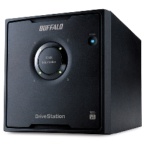 バッファロー　ドライブステーション　ＲＡＩＤ５対応　外付けＨＤＤ　ＵＳＢ３.０用　４ドライブ　８ＴＢ　ＨＤ－ＱＬ８ＴＵ３／Ｒ５Ｊ　１台