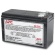 ＡＰＣ（シュナイダーエレクトリック）　ＵＰＳ交換用バッテリキット　ＢＲ４００Ｇ・５５０Ｇ・４００Ｓ・５５０Ｓ・ＢＥ５５０Ｇ・５５０Ｍ１用　ＡＰＣＲＢＣ１２２Ｊ　１個1