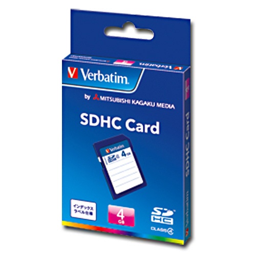 バーベイタム　ＳＤＨＣカード　４ＧＢ　Ｃｌａｓｓ４　業務用パック　ＳＤＨＣ４ＧＹＶＢ１Ｃ　１セット（１０枚）1