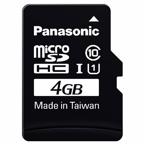【クリックで詳細表示】パナソニック microSDHC UHS-Iカード 4GB Class10 RP-SMGA04GJK 1枚 RP-SMGA04GJK