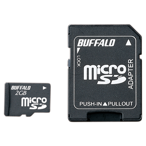 【クリックで詳細表示】バッファロー microSDHCカード 8GB Class4 防水仕様 SDHC変換アダプター付 RMSD-BS8GAB 1枚 RMSD-BS8GAB