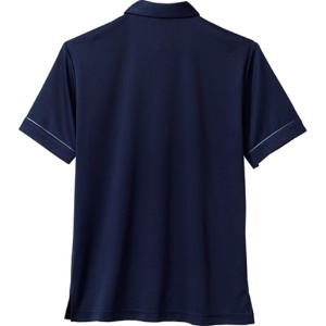 住商モンブラン　半袖ニットシャツ（男女兼用）　ネイビー／ブルー　Ｍサイズ　３２－５００９－Ｍ　１着2