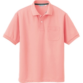 アイトス　メンズ半袖ポロシャツ　コンフォートセンサー　ピンク　Ｓサイズ　ＡＺ－ＣＬ１０００－０２５－Ｓ　１着