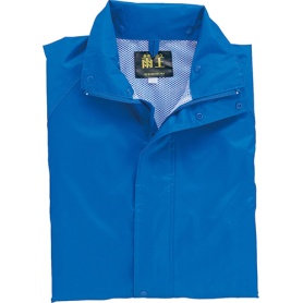 クロダルマ　レインコート・パンツ　ＰＶＣ樹脂コーティング　ブルー　３Ｌサイズ　４７４０１－１０－３Ｌ　１着