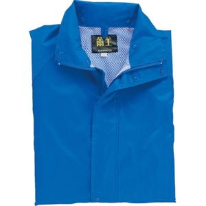 クロダルマ　レインコート・パンツ　ＰＶＣ樹脂コーティング　ブルー　３Ｌサイズ　４７４０１－１０－３Ｌ　１着1