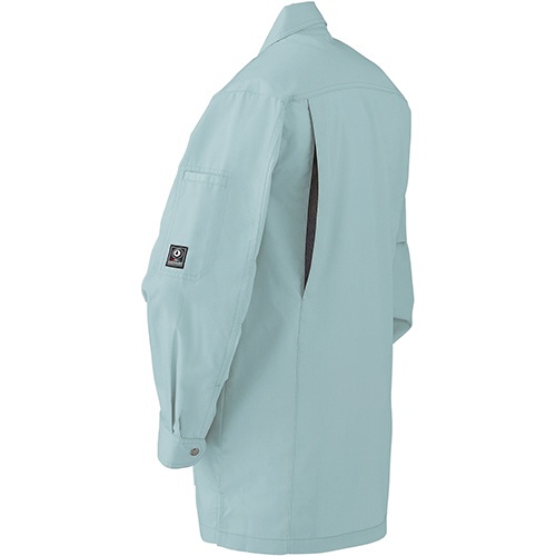 クロダルマ　長袖シャツ　サマーツイル　パウダーグリーン　５Ｌサイズ　２５５９３－８５－５Ｌ　１着2