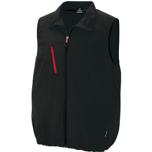 アイトス　ＴＵＬＴＥＸ（タルテックス）　ベスト　空調服対応（男女兼用）　２１０Ｔマイクロタフタ　ブラック　ＳＳ　ＡＺ－５０１９６－０１０－ＳＳ　１着1