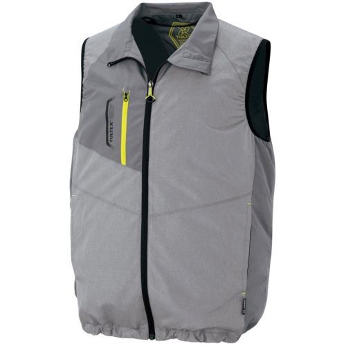 アイトス　ＴＵＬＴＥＸ（タルテックス）　ベスト　空調服対応（男女兼用）　２４０Ｔマイクロタフタ　モクグレー　ＬＬ　ＡＺ－５０１９７－１０４－ＬＬ　１着1