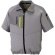 アイトス　ＴＵＬＴＥＸ（タルテックス）　半袖ジャケット　空調服対応（男女兼用）　２４０Ｔマイクロタフタ　モクグレー　３Ｌ　ＡＺ－５０１９８－１０４－３Ｌ　１着1