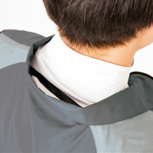 アイトス　ＴＵＬＴＥＸ（タルテックス）　半袖ジャケット　空調服対応（男女兼用）　２４０Ｔマイクロタフタ　モクグレー　３Ｌ　ＡＺ－５０１９８－１０４－３Ｌ　１着3