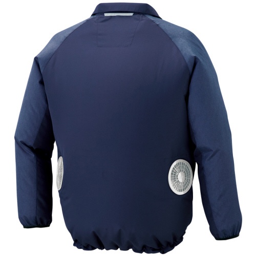 アイトス　ＴＵＬＴＥＸ（タルテックス）　長袖ジャケット　空調服対応（男女兼用）　２４０Ｔマイクロタフタ　モクネイビー　ＳＳ　ＡＺ－５０１９９－１０８－ＳＳ　１着2