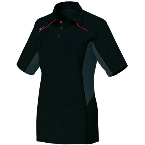 アイトス　ＴＵＬＴＥＸ（タルテックス）　半袖ポロシャツ（男女兼用）　ＷＩＮＣＯＯＬ　ブラック　Ｓ　ＡＺ－５５１０３３－０１０－Ｓ　１着1