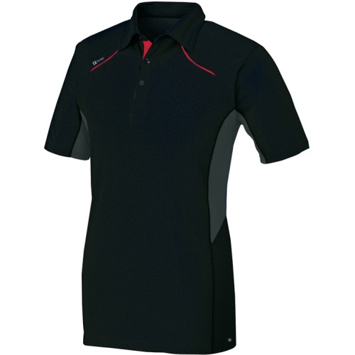 アイトス　ＴＵＬＴＥＸ（タルテックス）　半袖ポロシャツ（男女兼用）　ＷＩＮＣＯＯＬ　ブラック　３Ｌ　ＡＺ－５５１０３３－０１０－３Ｌ　１着1