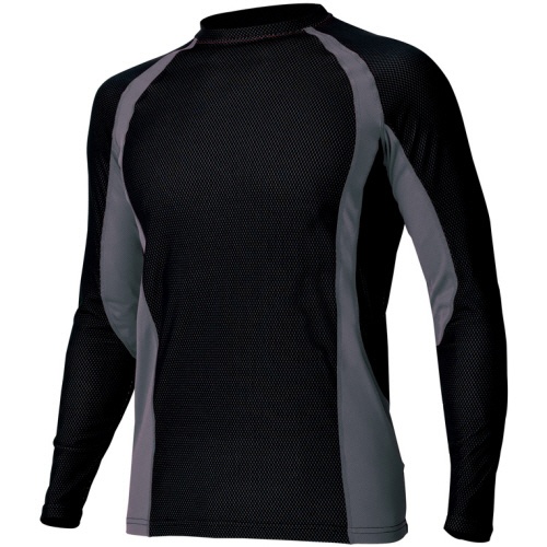 アイトス　ＴＵＬＴＥＸ（タルテックス）　コンプレスフィット長袖シャツ　ＷＩＮＣＯＯＬ　ブラック　Ｍ　ＡＺ－５５１０３４－０１０－Ｍ　１着1