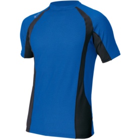 アイトス　ＴＵＬＴＥＸ（タルテックス）　コンプレスフィット半袖シャツ　ＷＩＮＣＯＯＬ　ブルー　Ｍ　ＡＺ－５５１０３５－００６－Ｍ　１着