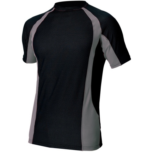 アイトス　ＴＵＬＴＥＸ（タルテックス）　コンプレスフィット半袖シャツ　ＷＩＮＣＯＯＬ　ブラック　５Ｌ　ＡＺ－５５１０３５－０１０－５Ｌ　１着1
