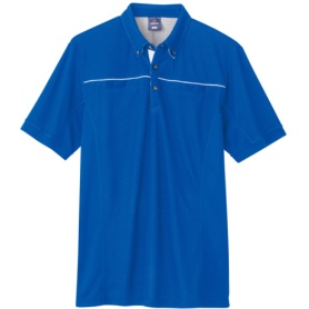 アイトス　ＴＵＬＴＥＸ（タルテックス）　半袖ポロシャツ（男女兼用）　ＷＩＮＣＯＯＬ　ブルー　Ｓ　ＡＺ－５５１０４４－００６－Ｓ　１着