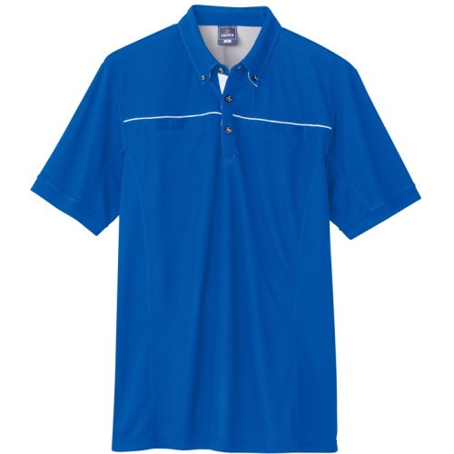 アイトス　ＴＵＬＴＥＸ（タルテックス）　半袖ポロシャツ（男女兼用）　ＷＩＮＣＯＯＬ　ブルー　４Ｌ　ＡＺ－５５１０４４－００６－４Ｌ　１着1