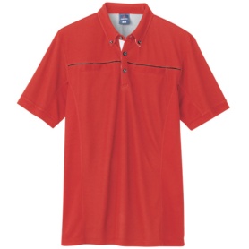 アイトス　ＴＵＬＴＥＸ（タルテックス）　半袖ポロシャツ（男女兼用）　ＷＩＮＣＯＯＬ　レッド　Ｌ　ＡＺ－５５１０４４－００９－Ｌ　１着