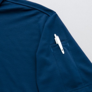 アイトス　ＴＵＬＴＥＸ（タルテックス）　半袖ボタンダウンポロシャツ（男女兼用）　冷感プリント　二重編み裏プリントニット　ブルー　Ｌ　ＡＺ－５５１０４６－００６－Ｌ　１着6