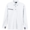 アイトス　ＴＵＬＴＥＸ（タルテックス）　長袖ボタンダウンポロシャツ（男女兼用）　冷感プリント　二重編み裏プリントニット　ホワイト　Ｌ　ＡＺ－５５１０４７－００１－Ｌ　１着
