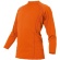 アイトス　ＴＵＬＴＥＸ（タルテックス）　長袖Ｔシャツ（男女兼用）　冷感プリント　二重編み裏プリントニット　オレンジ　６Ｌ　ＡＺ－５５１０４８－０６３－６Ｌ　１着1