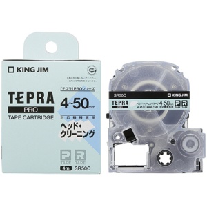 キングジム　テプラ　ＰＲＯ　テープカートリッジ　ヘッドクリーニングテープ　５０ｍｍ　ＳＲ５０Ｃ　１個3