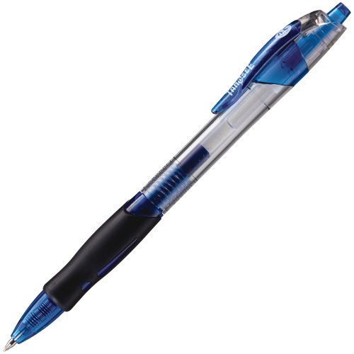 ＴＡＮＯＳＥＥ　ノック式ゲルインクボールペン　スリム　０．５ｍｍ　青　１本1