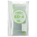 セイニチ　ユニパック　バイオ　チャック付　ヨコ８５×タテ１２０×厚み０．０４ｍｍ　ＥＤ－４　１パック（１００枚）