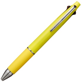 三菱鉛筆　多機能ペン　ジェットストリーム４＆１　０．５ｍｍ　（軸色：レモンイエロー）　ＭＳＸＥ５１０００５．２８　１本