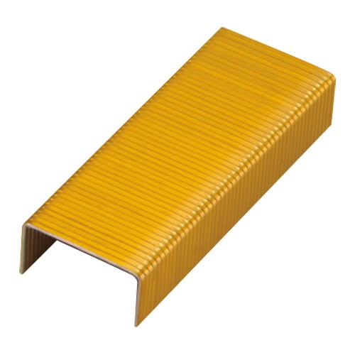 マックス　ホッチキスカラー針　小型１０号シリーズ　５０本連結×２０個入　メタリックイエロー　Ｎｏ．１０－１Ｍ／ＭＹ　１箱2