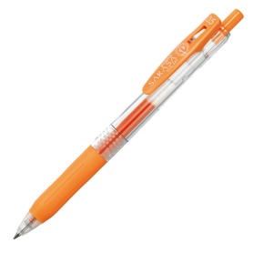 ゼブラ　ジェルボールペン　サラサクリップ　０．５ｍｍ　オレンジ　ＪＪ１５－ＯＲ　１本