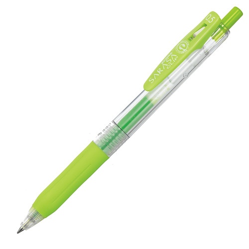 ゼブラ　ジェルボールペン　サラサクリップ　０．５ｍｍ　ライトグリーン　ＪＪ１５－ＬＧ　１本1