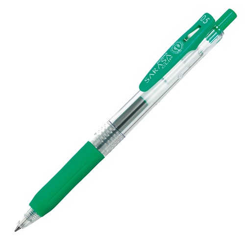ゼブラ　ジェルボールペン　サラサクリップ　０．５ｍｍ　緑　ＪＪ１５－Ｇ　１本1