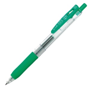 ゼブラ　ジェルボールペン　サラサクリップ　０．５ｍｍ　緑　ＪＪ１５－Ｇ　１本1