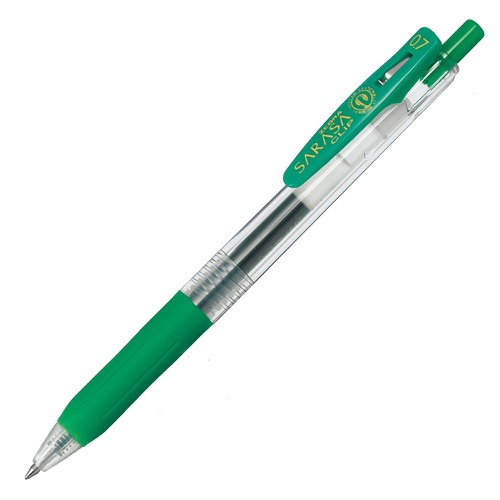 ゼブラ　ジェルボールペン　サラサクリップ　０．７ｍｍ　緑　ＪＪＢ１５－Ｇ　１本1